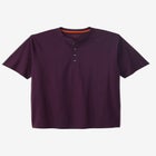 Heavyweight Short-Sleeve Henley Shirt image number null