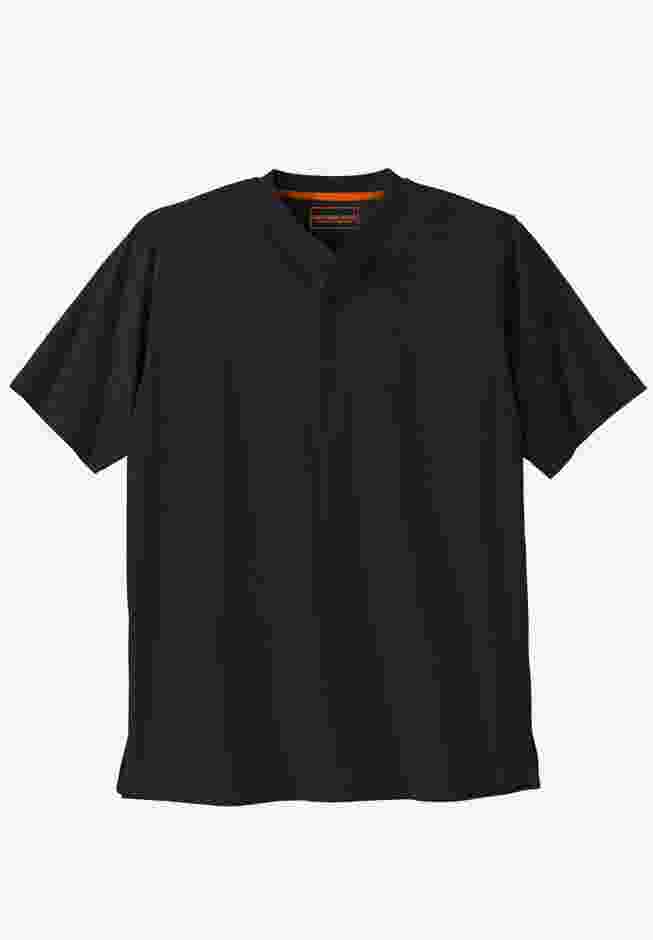 Heavyweight Short-Sleeve Henley Shirt image number 0
