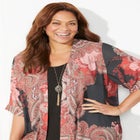 Luxe Georgette Long Kimono image number null