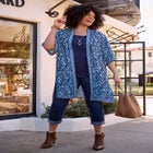 Luxe Georgette Long Kimono image number null