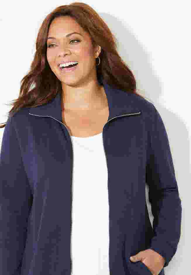 Quilted Knit Jacket image number 3