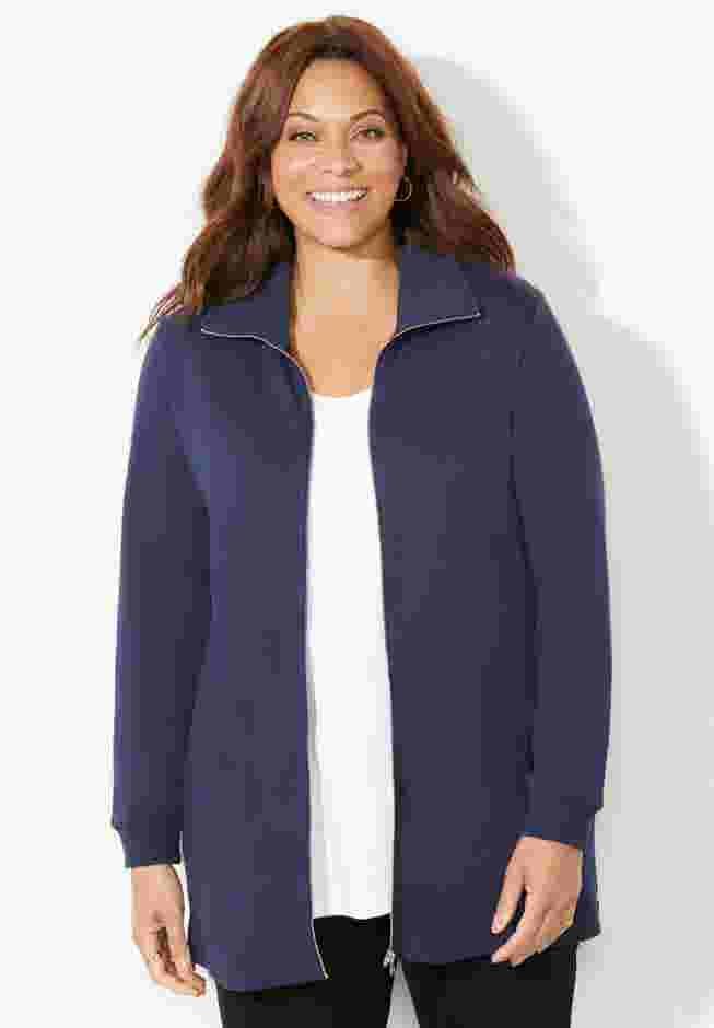 Quilted Knit Jacket image number 0