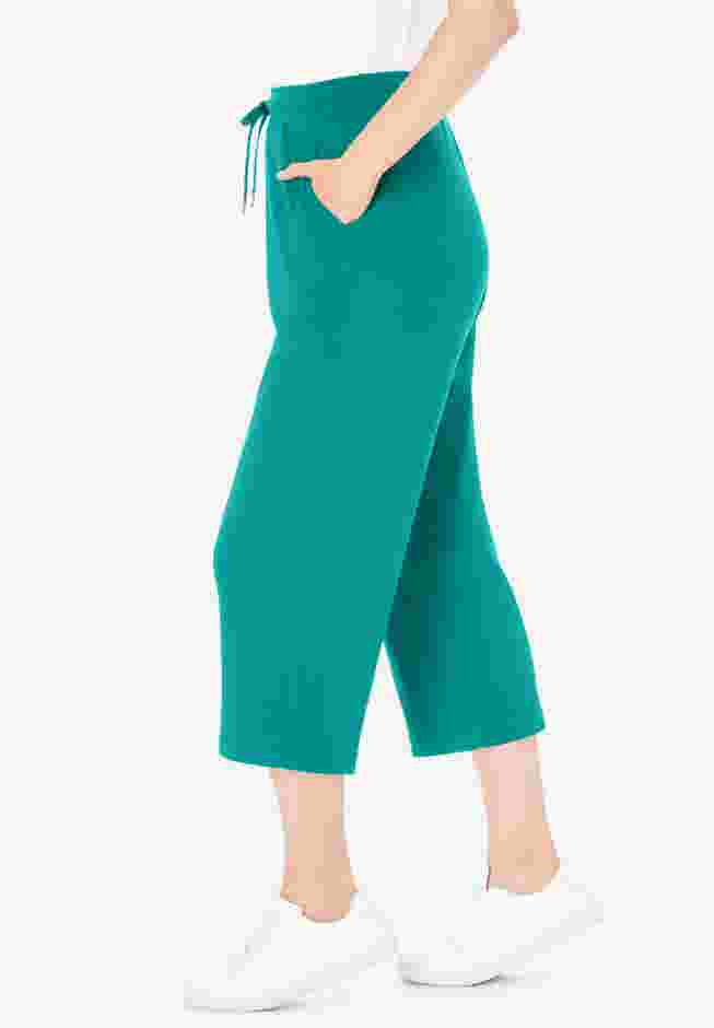 Sport-Knit Pull-On Capri Pants image number 2