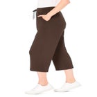 Sport-Knit Pull-On Capri Pants image number null