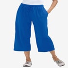 Sport-Knit Pull-On Capri Pants image number null