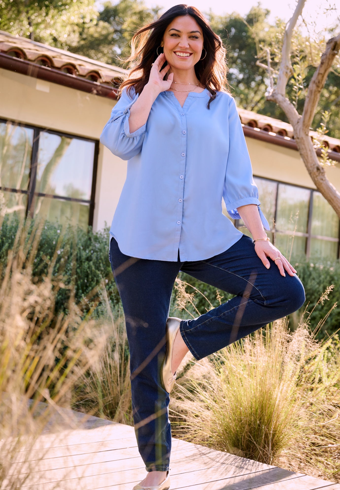 The Curvy Knit Jean image number 0