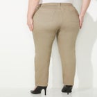 Sateen Stretch Curvy Pant image number null