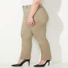 Sateen Stretch Curvy Pant image number null