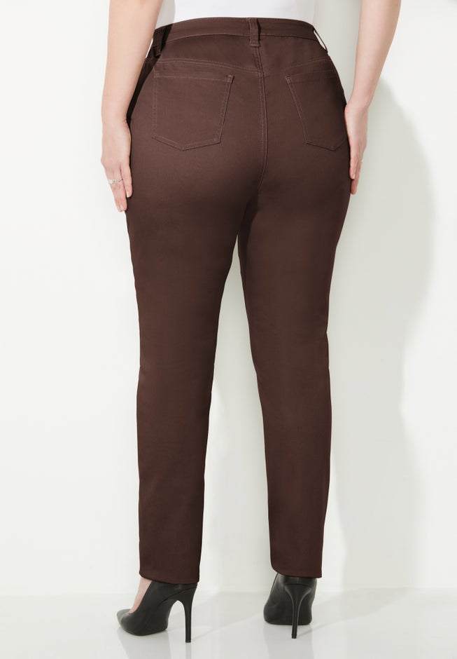 Softluxe Sateen Stretch Curvy Pant image number 2
