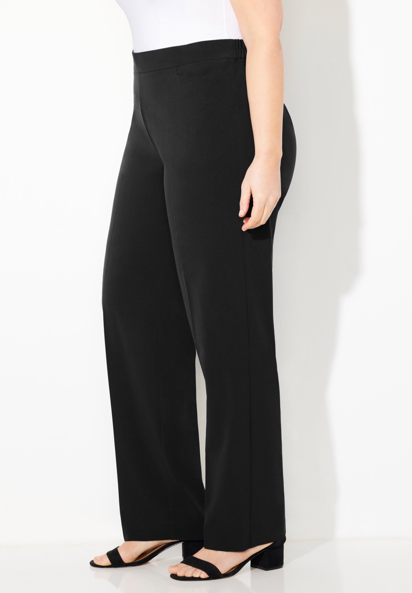 Refined Pull-On Curvy Pant image number 2