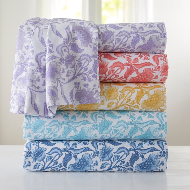 Comfort Cloud Floral Sheet Set image number 1