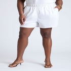 Easy Pull On Linen Blend Short image number null