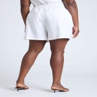 Easy Pull On Linen Blend Short image number null