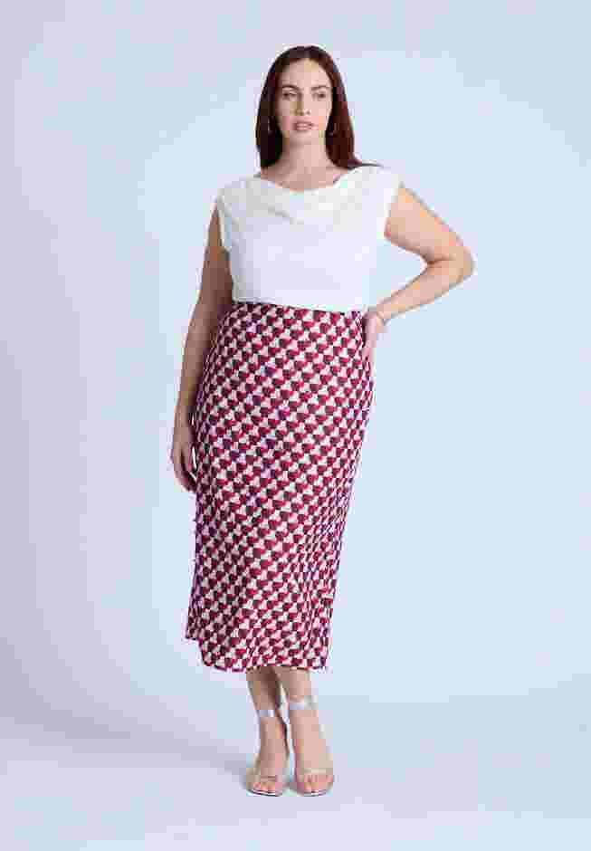 Geometric Sequin Skirt image number 0