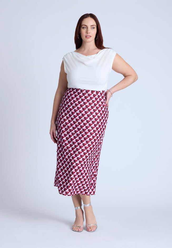 Geometric Sequin Skirt image number 0
