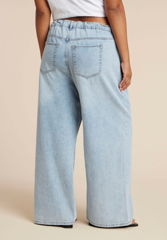 Drawstring Waist Lightweight Jean image number 2