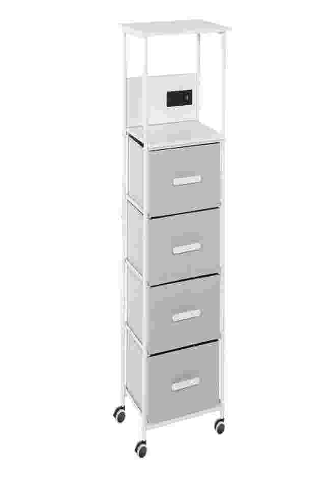 4-Drawer Cart With Charging Station image number 1