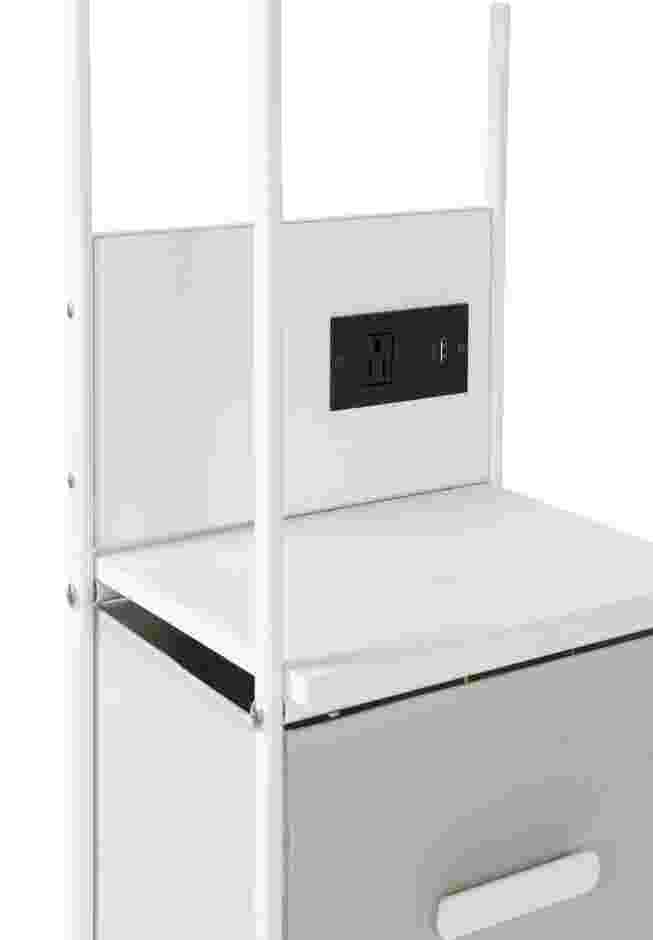 4-Drawer Cart With Charging Station image number 6