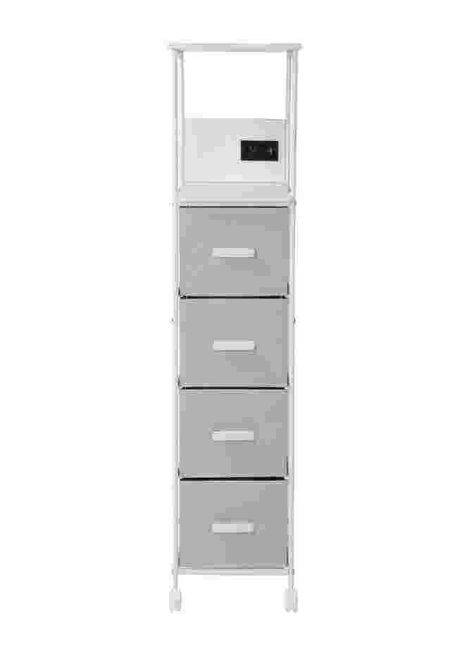 4-Drawer Cart With Charging Station image number 0