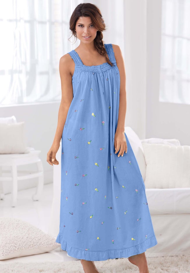 Long Embroidered Gown  image number 4
