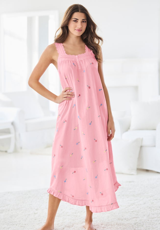 Long Embroidered Gown  image number 6