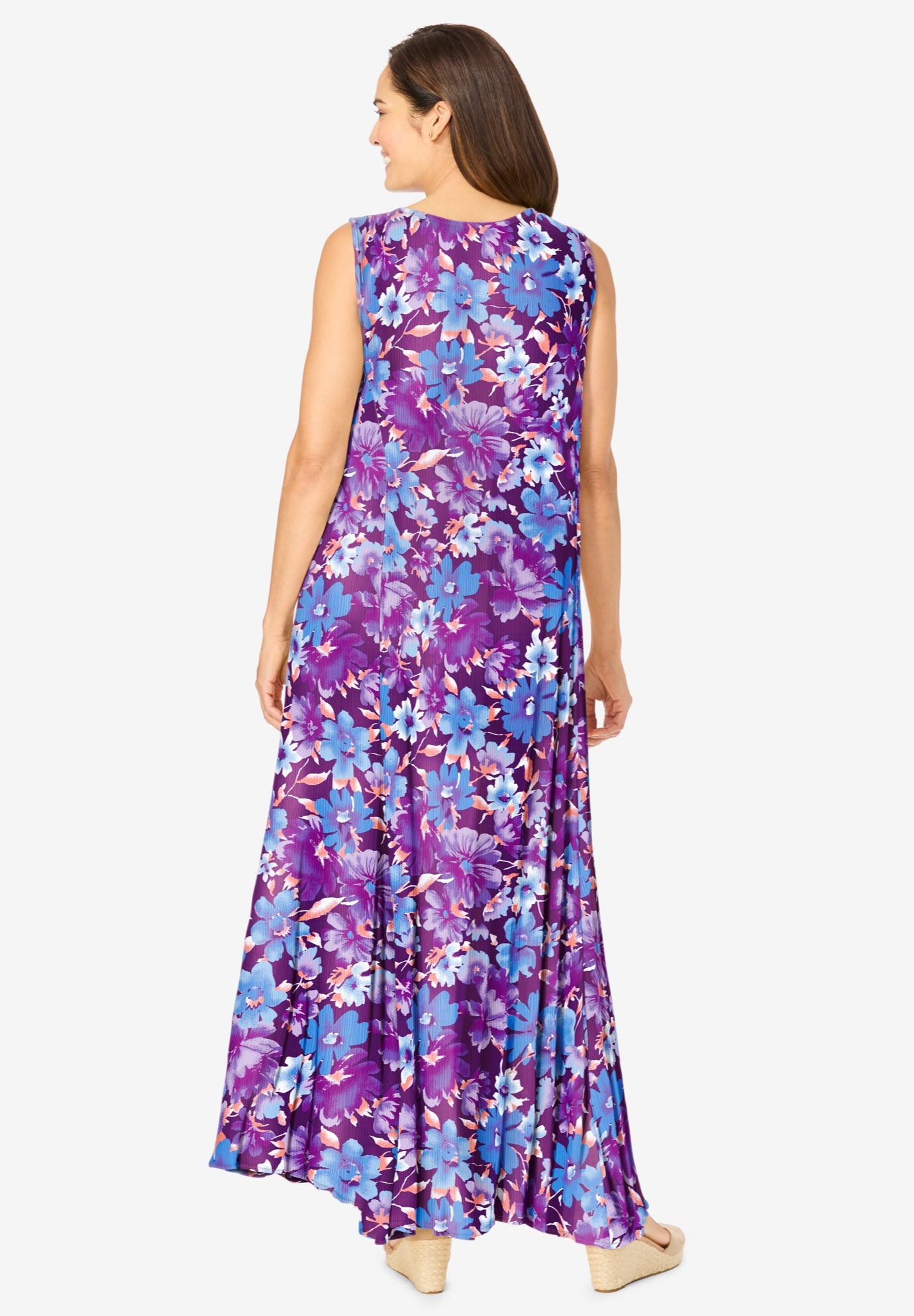 Sleeveless Crinkle Dress image number 1