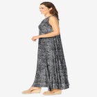 Sleeveless Crinkle Dress image number null
