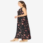 Sleeveless Crinkle Dress image number null