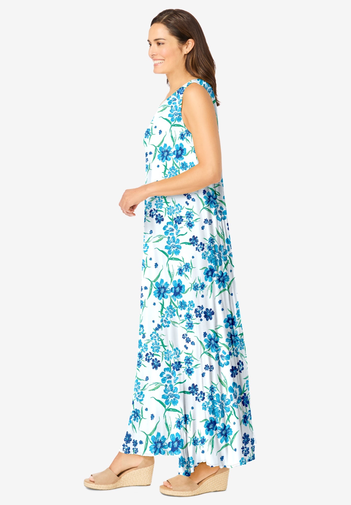 Sleeveless Crinkle Dress image number 2