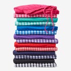 Seersucker Pull-on Elastic-Waist Pants image number null