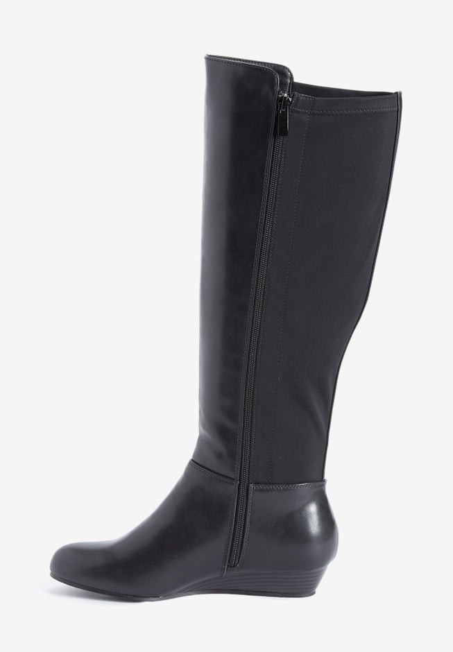 The Claudette Tall Wide Calf Boot By Comfortview image number null