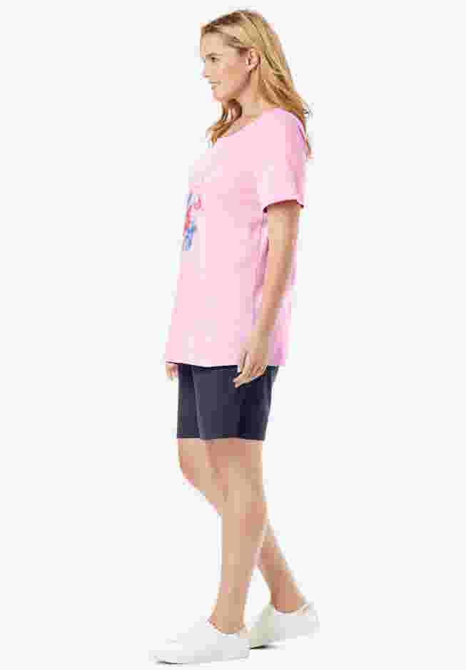 2-Piece Knit Tee and Short Set image number 2