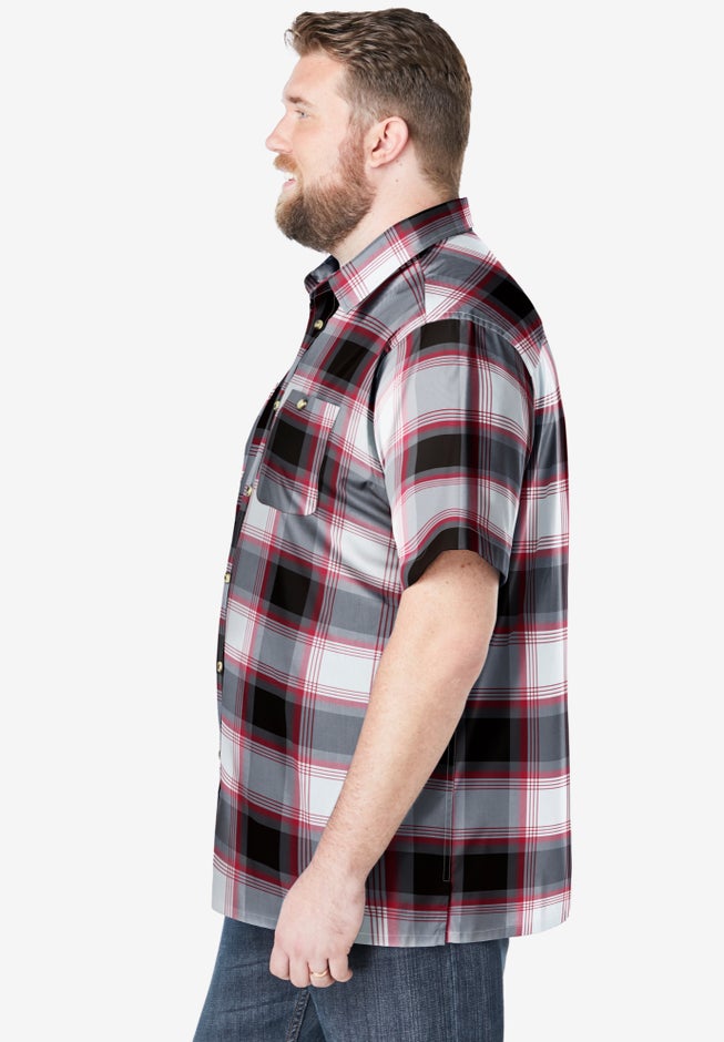 Wrinkle-Resistant Short Sleeve Button Down, Printed image number 2