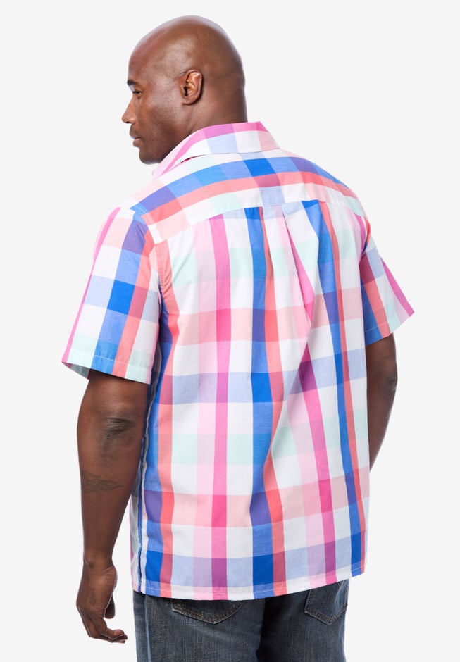 Wrinkle-Resistant Short Sleeve Button Down, Printed image number 1
