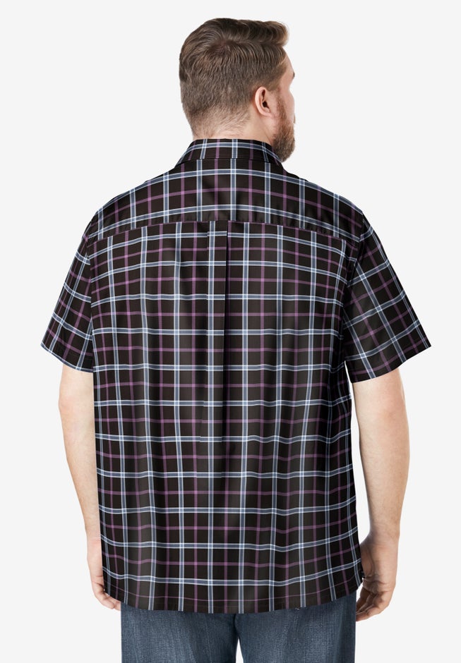 Wrinkle-Resistant Short Sleeve Button Down, Printed image number 1