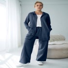 Wide Leg French Terry Sweatpant image number null