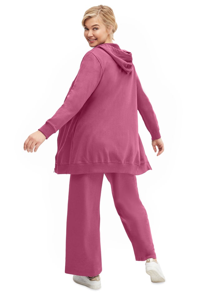 Wide Leg French Terry Sweatpant image number 1