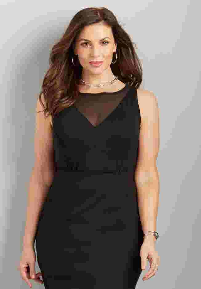 Curvy Collection Mesh Trim Tank image number 0
