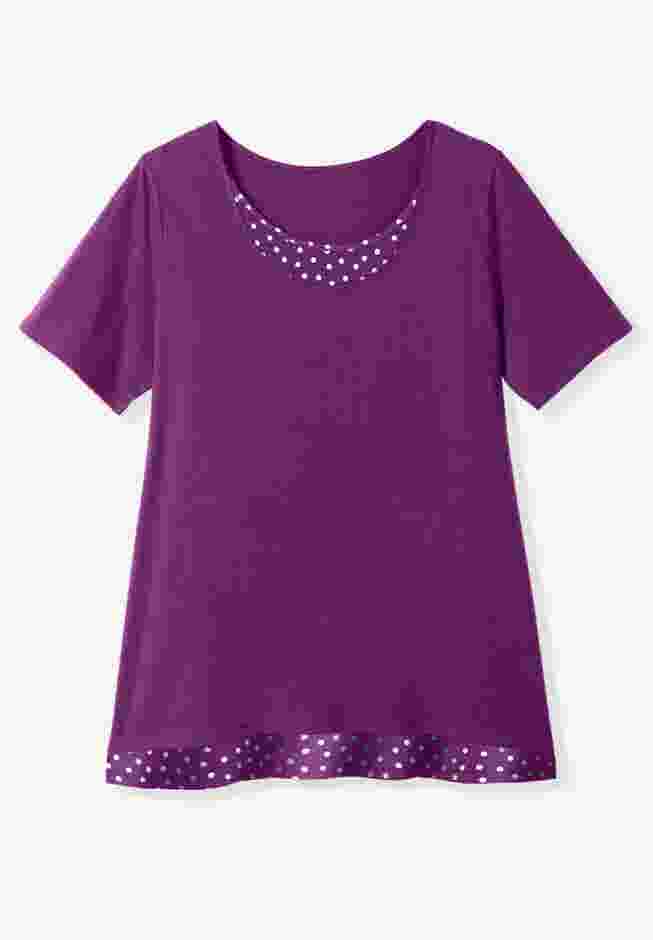 Layered-Look Print Tunic image number 4