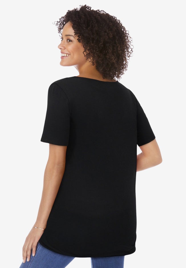 Layered-Look Print Tunic image number 1