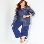 Luna Lace 3-Piece Pant Set image number null