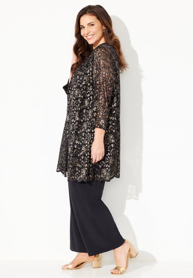 Luna Lace 3-Piece Pant Suit image number 1