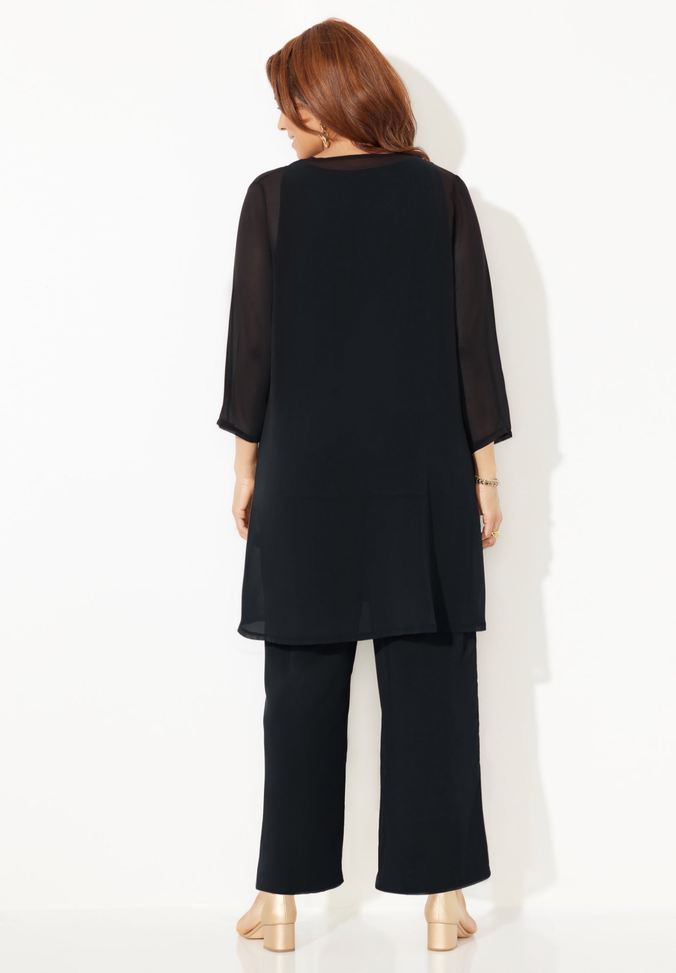 3-Piece Sequin Tank Pant Set image number 1