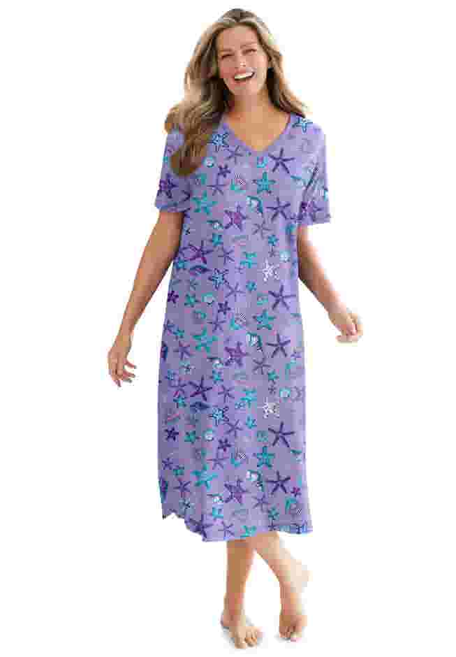 Long Print Sleepshirt image number 3