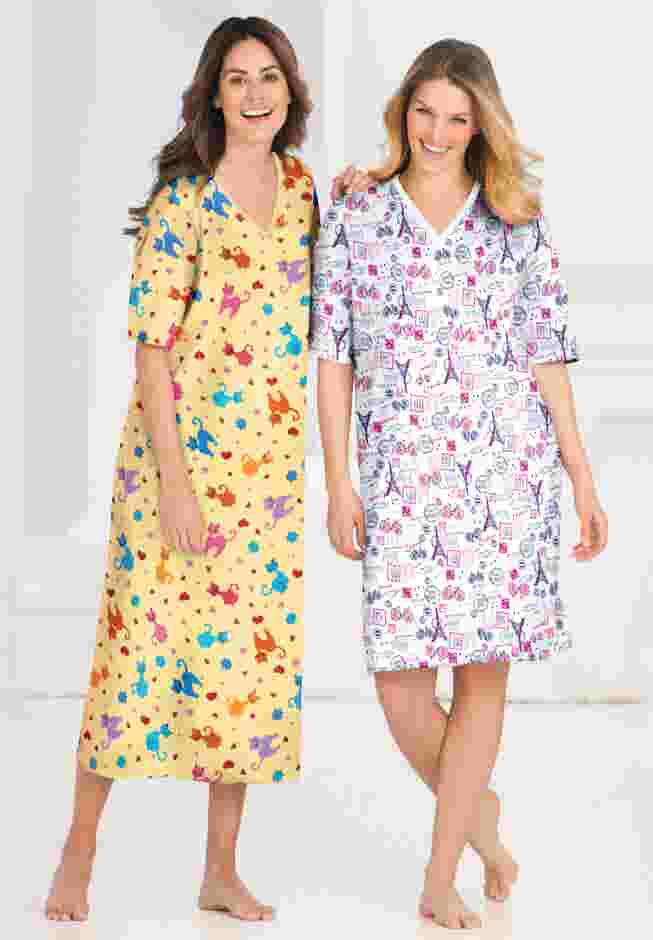 Long Print Sleepshirt image number 6
