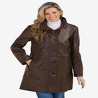 Leather Swing Coat image number null