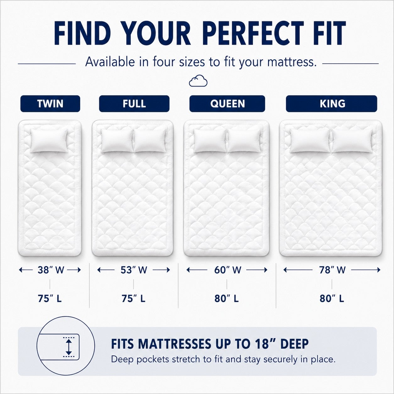 Magic Cloud Mattress Pad image number 1