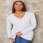 Long-Sleeve V-Neck One + Only Tunic image number null
