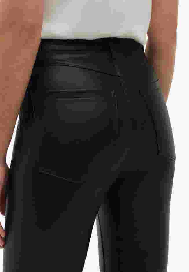 5-Pocket Faux Leather Pants image number 2