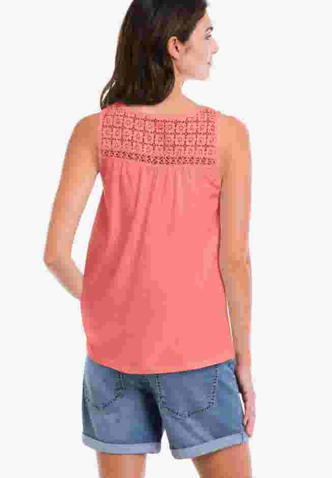 Crochet Lace Tank image number 1